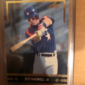 Leaf. Gold Rookies. Jeff bagwell BC14 1991
